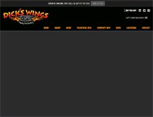 Tablet Screenshot of dickswingsandgrill.com